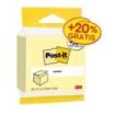 Post-It Bloc de 450 Notas Adhesivas Reposicionables - 76x76mm - 100% PEFC - Color Amarillo Claro