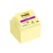 Post-It Super Sticky Pack de 5 Blocs de 90 Z-Notas Grandes Adhesivas Reposicionables Z-Notas Grandes - con Lineas - Color Amarillo Claro