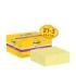 Post-It Super Sticky Pack de 24 Blocs de 90 Notas Adhesivas Reposicionables - 47.6x47.6mm - Promocion 21 Blocs + 3 Gratis - 100% PEFC - Color Amarillo Claro