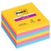 Post-It Super Sticky Pack de 6 Blocs de 90 Notas Adhesivas Reposicionables - Forma Cuadrada - 101x101mm - Colores Surtidos