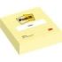 Post-It Bloc de 300 Notas Adhesivas Reposicionables - Forma Cuadrada - 101x101mm - Color Amarillo Claro