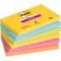 Post-It Super Sticky Pack de 6 Blocs de 90 Notas Adhesivas Reposicionables - Forma Rectangular - Colores Surtidos