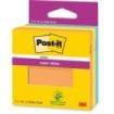 Post-It Super Sticky Pack de 3 Blocs de 45 Notas Adhesivas Reposicionables - 100% PEFC - Color Naranja