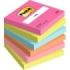 Post-It Pack de 6 Blocs de 100 Notas Adhesivas Reposicionables - Forma Cuadrada - 76x76mm - Colores Surtidos