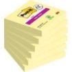 Post-It Super Sticky Pack de 6 Blocs de 90 Notas Adhesivas Reposicionables - 76x76mm - Promocion 4 Blocs + 2 Gratis - Color Amarillo Claro