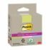 Post-It Super Sticky Pack de 3 Blocs de 70 Notas Adhesivas Recicladas - Forma Cuadrada - 76x76mm - Colores Surtidos