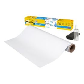 Post-It Easy Erase Pizarra Adhesiva - Forma Rectangular - 121.9x242cm - Color Blanco