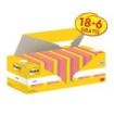 Post-It Pack de 24 Blocs de 100 - Forma Cuadrada - 76x76mm - Colores Surtidos