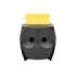 Post-It Super Sticky Dispensador con 2 Blocs de 45 Z-Notas - Forma de Buho - Forma - Color Negro