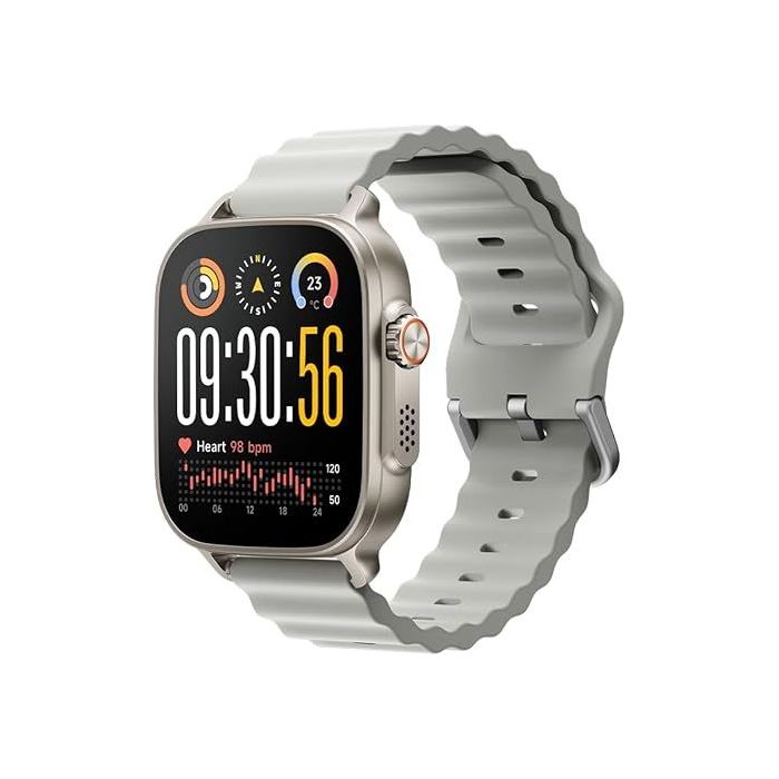Realme Watch 5 Smartwatch Pantalla Amoled 1,97" - IP68 - Autonomia hasta 16 Dias - Cuerpo de Aluminio - NFC - Color Plata
