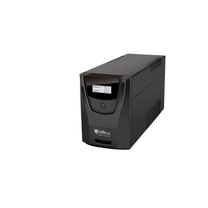 Riello Net Power SAI 1000VA - 600W - Tecnologia Line Interactive - USB, 4x Shucko - Color Negro
