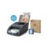 Safescan 155-S Pack de Detector Automatico de Billetes Falsos - Bateria y Apilador Incluidos - Verifica, Cuenta y Apila