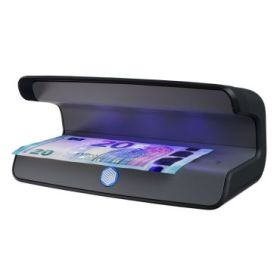 Safescan 55 LED Detector de Billetes Falsos UV - Reflector Integrado - Apto para Pasaportes, Documentos de Identificacion y Tarjetas de Credito