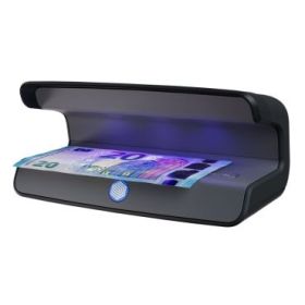Safescan 75 LED Detector de Billetes Falsos UV - Reflector Integrado - Apto para Pasaportes, Documentos de Identificacion y Tarjetas de Credito