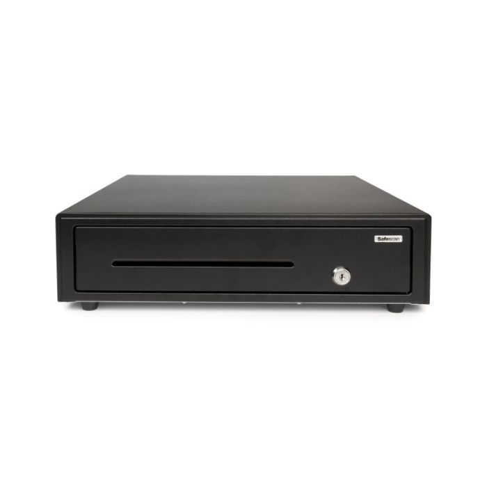 Safescan SD-4141 24V Cajon Portamonedas - 8 Compartimentos para Monedas - 4 Compartimentos para Billetes - hasta 1 Millon de Aperturas