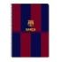Safta F.C.Barcelona Cuaderno Espiral - Tapas Duras - 80 Hojas A4 con Cuadriculada 4X4mm - Formato Folio - 21.5x31x1cm - Color Rojo y Azul