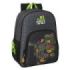 Safta Tortugas Ninja Mochila Infantil - Adaptable a Carro - Asa de Mano - Bolsillos Laterales - 33x42x14cm - Color Negro