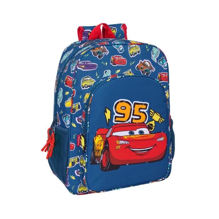 Safta Cars "Racing" Mochila - Adaptable a Carro - Asa de Mano - 33x42x14cm - Color Azul