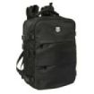 Safta F.C.Barcelona Mochila de Viaje Cabina de 23.1L - Espacio para Portatil hasta 15.6" - USB Integrado - Zapatero con Cremallera - 29x44x19cm - Color Negro