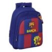 Safta F.C.Barcelona Mochila Infantil de 9L - Adaptable a Carro - 2 Compartimentos - Portabotellas - 27x33x10cm - Color Rojo y Azul