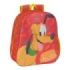 Safta Pluto Mochila 3D de 8.64L - Portabotellas - Tarjeta de Identificacion Personal - Hombreras Acolchadas - 27x33x10cm - Color Rojo