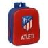 Safta Atletico de Madrid Mochila Guarderia 3D de 6L - Asa de Mano Superior - Asas Regulables y Acolchadas - Cierre de Cremallera - 22x27x10cm - Color Rojo y Azul