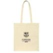 Safta F.C.Barcelona Tote Bag Bolsa de Tela - 38x42cm - Color Blanco