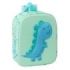 Safta Dino Mochila Guarderia 3D de 6L - Asa de Mano Superior - Asas Regulables y Acolchadas - Cierre de Cremallera - 22x27x10cm - Color Menta