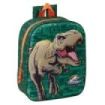 Safta Jurassic World Mochila Guarderia 3D de 6L - Asa de Mano Superior - Asas Regulables y Acolchadas - Cierre de Cremallera - 22x27x10cm - Color Verde Oscuro
