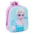 Safta Frozen Mochila Guarderia 3D de 6L - Asa de Mano Superior - Asas Regulables y Acolchadas - Cierre de Cremallera - 22x27x10cm - Color Rosa