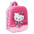 Safta Hello Kitty Mochila Guarderia 3D de 6L - Asa de Mano Superior - Asas Regulables y Acolchadas - Cierre de Cremallera - 22x27x10cm - Color Rosa