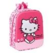 Safta Hello Kitty Mochila Guarderia 3D de 6L - Asa de Mano Superior - Asas Regulables y Acolchadas - Cierre de Cremallera - 22x27x10cm - Color Rosa