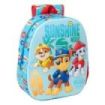 Safta Patrulla Canina Mochila 3D de 8.64L - Portabotellas - Tarjeta de Identificacion Personal - Hombreras Acolchadas - 27x33x10cm - Color Rojo y Azul