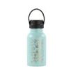 Safta F.C. Barcelona Botella Reutilizable 350ml - Doble Pared con Aislamiento - Base de Silicona - Conserva Temperatura 12h Caliente / 24h Caliente - 19.5x7.3x7.3cm - Color Cyan Light