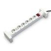 Salicru Regleta SPS SAFE 6S Protectores Electricos Activos de Ultima Generacion - 6 Tomas Schuko - Color Blanco