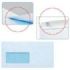 Sam Pack de 500 Sobres Americanos de Papel Offset 90grs con Ventana a la Izquierda - Medidas 115x225mm - Autoadhesivo con Tira de Silicona - Color Blanco