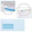 Sam Pack de 500 Sobres Americanos de Papel Offset 90grs con Ventana a la Izquierda - Medidas 115x225mm - Especial para Impresoras Laser - Autoadhesivo con Tira de Silicona - Color Blanco