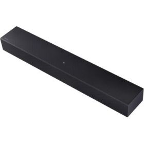 Samsung HW-B400F/ZF Barra de Sonido 2.0 40W - Dolby 2.0 - Bluetooth 4.2, USB, HDMI, Audio Optico - Mando a Distancia - Soporte Para Pared - Color Negro