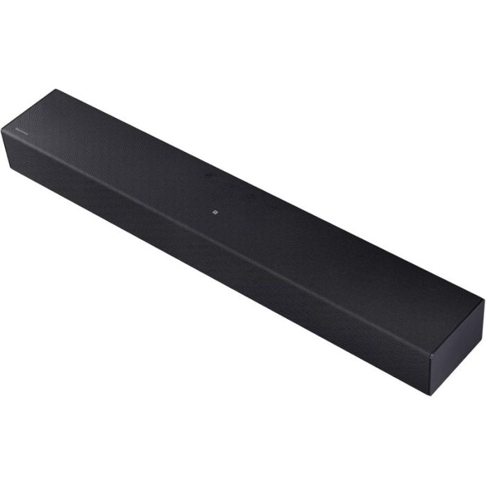 Samsung HW-B400F/ZF Barra de Sonido 2.0 40W - Dolby 2.0 - Bluetooth 4.2, USB, HDMI, Audio Optico - Mando a Distancia - Soporte Para Pared - Color Negro
