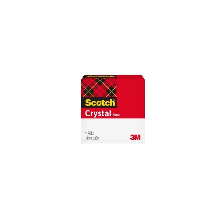 Scotch Crystal Cinta Adhesiva 19mm x 33m - Supertransparente