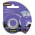 Scotch Giftwrap Cinta Adhesiva Satinada 19mm x 6m - Especial para Envolver Regalos - Incluye Dispensador - Color Transparente