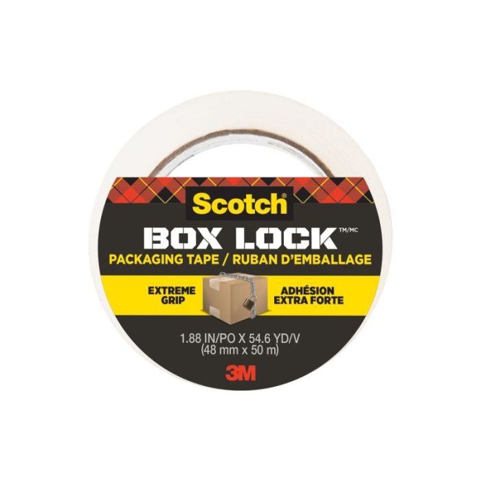 Scotch Box Lock Precinto de Embalaje - 48mm x 50m - Color Transparente