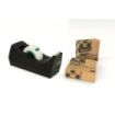 Scotch Dispensador de Cinta Adhesiva - para Cintas de hasta 19mm x 33m - 66% Adhesivo Vegetal - Incluye 3 Cintas Adhesivas - Color Negro