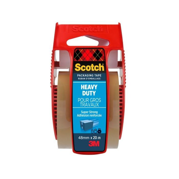 Scotch Precinto de Embalaje - 48mm x 20m - Incluye Dispensador - Color Transparente