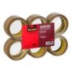 Scotch Pack de 6 Precintos de Embalaje - 50mm x 66m - Sellado Seguro - Color Marron