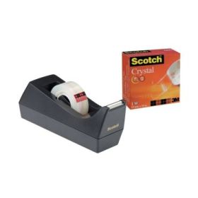 Scotch Crystal Cinta Adhesiva - 19mm x 10m - Color Negro