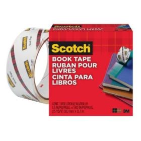 Scotch Cinta Adhesiva para Reparacion de Libros - 38.1mm x 13.7m - Color Transparente