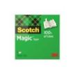 Scotch Magic Cinta Adhesiva Invisible - 19mm x 10m - Color Transparente