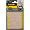 Scotch Pack de 8 Almohadillas de Fieltro Adhesivas - Extra Suaves - 35  x 24mm - Color Beige
