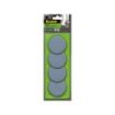 Scotch Move and Protect Pack de 4 Patines Deslizantes para Ruedas - Diametro de 65mm - Soporta hasta 500kg - Color Gris